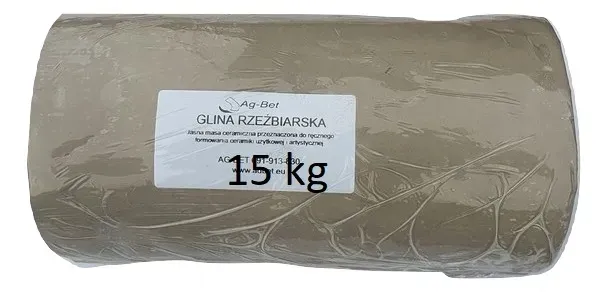 Glina Rzeźbiarska 15 kg do modelowania plastyczna