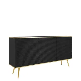 komoda-oro-160-cm-czarna-zlote-wysokie-nozki-mdf-ryfel