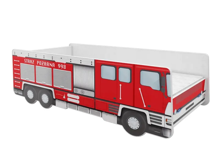 ACMA Łóżko STRAŻ POŻARNA 160x80 materac ACMA AUTO