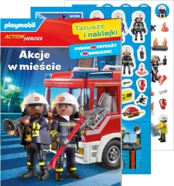 akcje-w-miescie-playmobil-action-heroes-tatuaze-i-naklejki-praca-zbiorowa