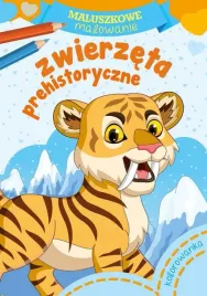 maluszkowe-malowanie-zwierzeta-prehistoryczne-kolorowanka-malowanka