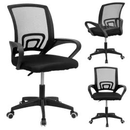 fotel-krzeslo-biurowe-obrotowe-do-biurka-dla-dziecka-na-kolkach-czarne