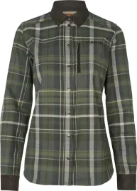 damska-koszula-harkila-pajala-olive-check-xl