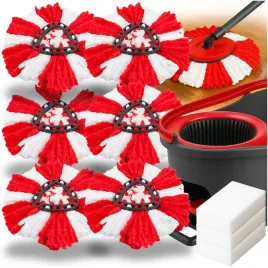 6x-wklad-do-mopa-obrotowego-vileda-turbo-chlonne-zamiennik-gratis-gabki