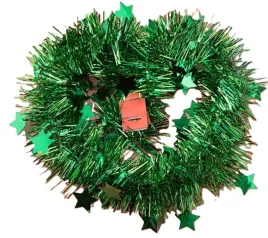 girlanda-lancuch-bozonarodzeniowy-blyszczaca-gwiazdki-zielona-200cm-8szt