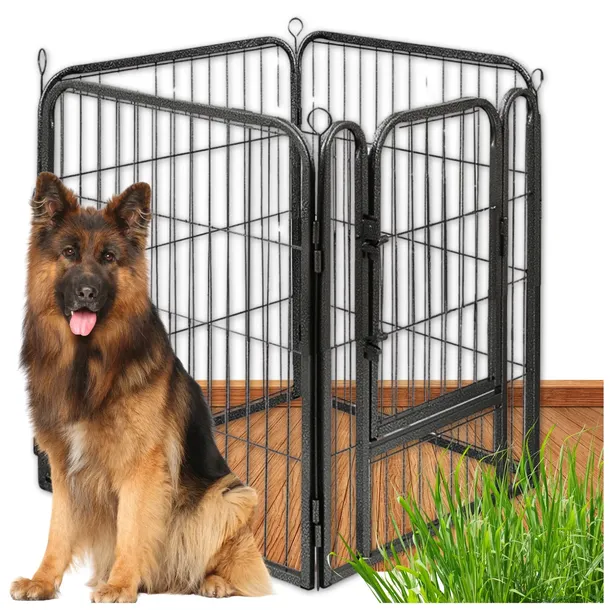 KOJEC KLATKA DLA PSA METAL WYBIEG KRÓLIKA MODUŁOWA ZAGRODA 4 PANELE 114cm