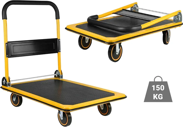 Wózek Platformowy Transportowy Magazynowy Składany Platforma Towarowy 150kg