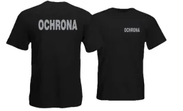 koszulka-ochrona-z-haftem-w-kolorze-srebrnym