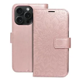 kabura-mezzo-book-do-iphone-15-pro-mandala-zloty-roz