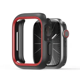 dux-ducis-futeral-bamo-do-apple-watch-serii-10-46-mm-czarno-czerwony
