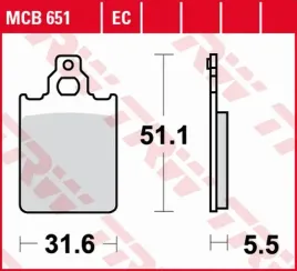 trw-zf-klocki-hamulcowe-kh156-eco-organic-cagiva-blues-prima-super-city-50