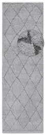 chodnik-pluszowy-do-korytarza-80x240cm-szary-nowoczesny-wzor-w-kratke