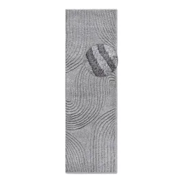 chodnik-pluszowy-do-korytarza-80x240cm-szary-nowoczesny-wzor-w-fale