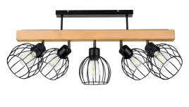lampa-drewniana-belka-sufitowa-zyrandol-plafon-loft-czarny-na-5x-klosz-e27