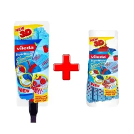 vileda-zestaw-3action-mop-z-drazkiem-wklad-3action