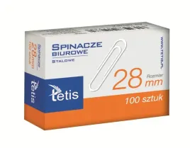 spinacze-28mm-tetis-okragle-100-sztuk