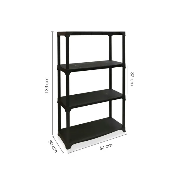 REGAŁ PLASTIKOWY WARSZTATOWY GARAŻ 60x30x133 TUV A