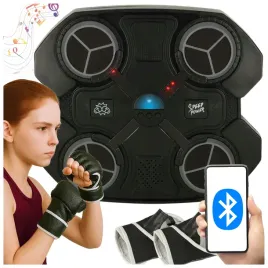 tarcza-bokserska-treningowa-muzyczna-na-sciane-bluetooth-boxing-rekawice