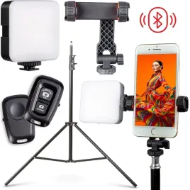 zestaw-do-nagrywania-lampa-statyw-uchwyt-na-telefon