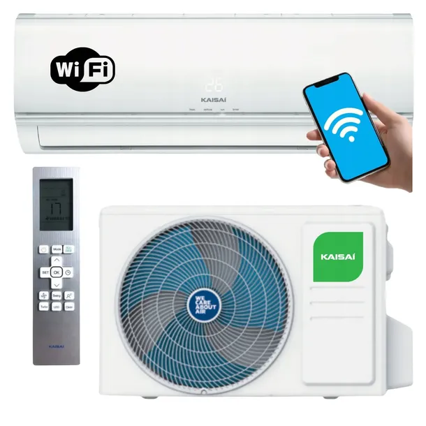 Klimatyzator ścienny Kaisai ECO 2,6kW WIFI GRZAŁKA WYDAJNY KLIMATYZACJA