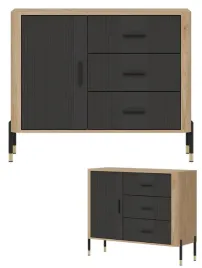 komoda-szafka-jednodrzwiowa-z-3-szufladami-dab-antracyt-czarny-dante-dt03