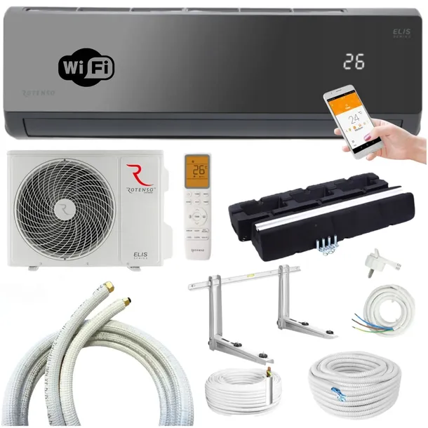 Klimatyzator ROTENSO ELIS 3,4 kW WiFi Komplet Samodzielny Zestaw KIELICHY