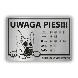 tabliczka-uwaga-pies-zly-grozny-kurier-or-dowolna-rasa-or-aluminium-30x20