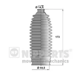 nipparts-n2847014-zestaw-oslon-uklad-kierowniczy-subaru-brz-impreza-gd