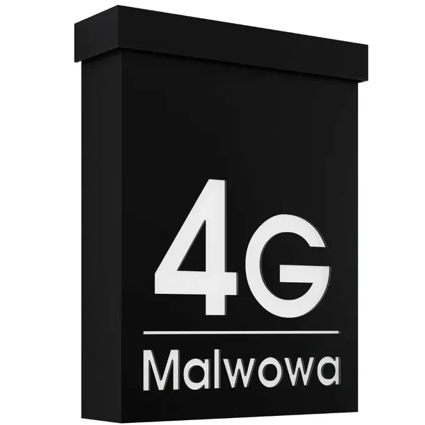 PODŚWIETLANA SKRZYNKA NA LISTY POCZTOWA | LED | Z ADRESEM Z NUMEREM DOMU