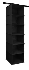 6x-polka-wiszaca-organizer-czarny-szafa-tekstylna-solidna-na-ubrania