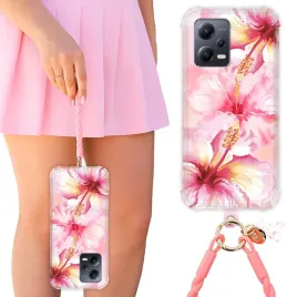 etui-do-xiaomi-redmi-note-12-5g-anti-shock-smycz-roz-na-nadgarstek-hawai-i