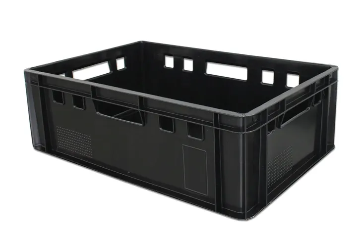 SKRZYNKA MAGAZYNOWA TRANSPORTOWA POJEMNIK PLASTIK TRANSPORTOWY 40x20x60CM