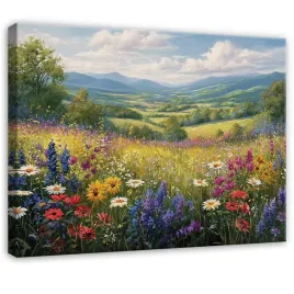 obraz-kwiaty-laka-pejzaz-natura-do-sypialni-salonu-kuchni-na-plotnie-120x80