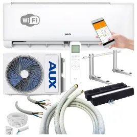 klimatyzacja-scienna-aux-q-smart-eco-35kw-wifi-do-domu-zestaw-montazowy