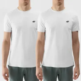 2-pak-koszulki-meskie-4f-t-shirt-regular-bialy-bawelna-4fwss24ttshm1154-xl