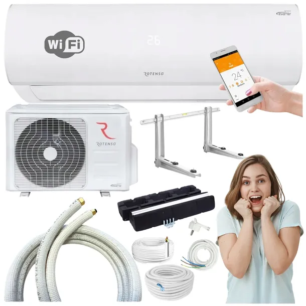 Klimatyzacja pokojowa Ukura ROTENSO 3,5 kW WiFi Grzanie Klimatyzator