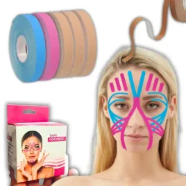 5x-tasma-kinezjologiczna-taping-kinesiotaping-skory-twarzy-1cm-5m-zestaw