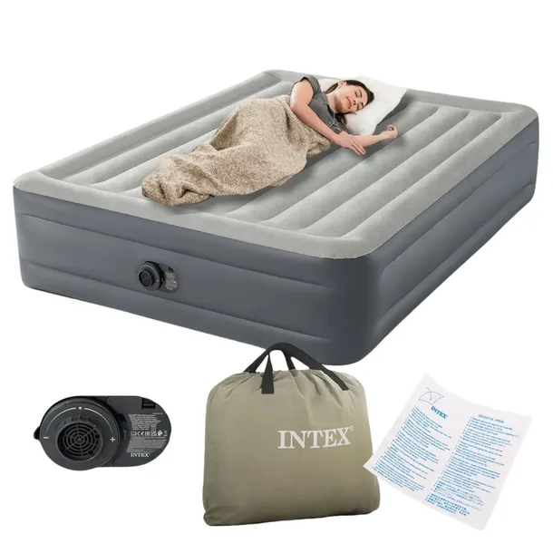 INTEX 64126 ND DMUCHANY MATERAC POMPKA 152x203x46