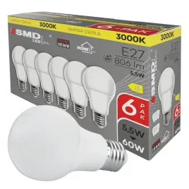 6x-zarowka-led-e27-55w60w-a60-3000k-barwa-ciepla-nie-mruga-premium-ccd