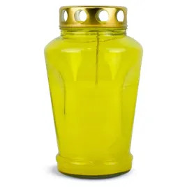 znicz-zalewany-18-cm-zolty-dp20sl-szklany-znicz-z-metalowym-kapturkiem