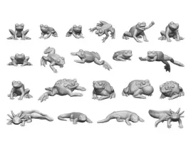 3d-printed-frogs-and-toads-zaby-i-ropuchy-20-szt