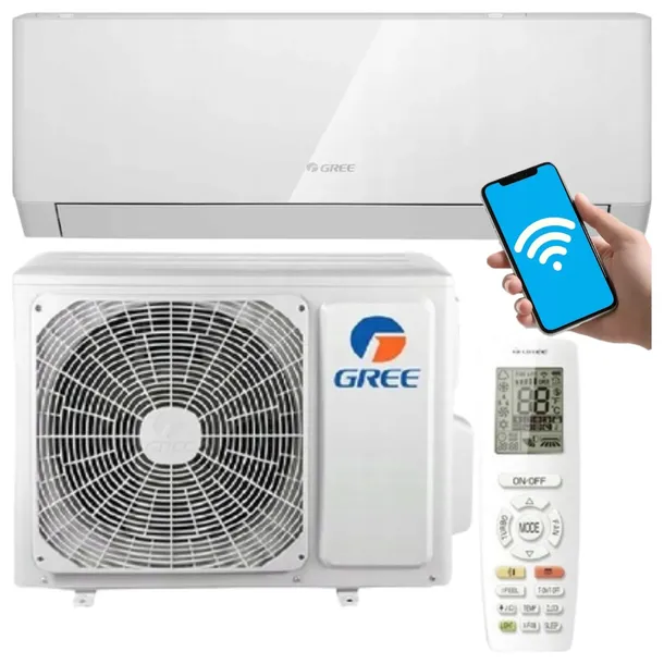 Klimatyzator ścienny GREE Pular WIFI 2,5kW WIFI klimatyzacja do domu 30m2