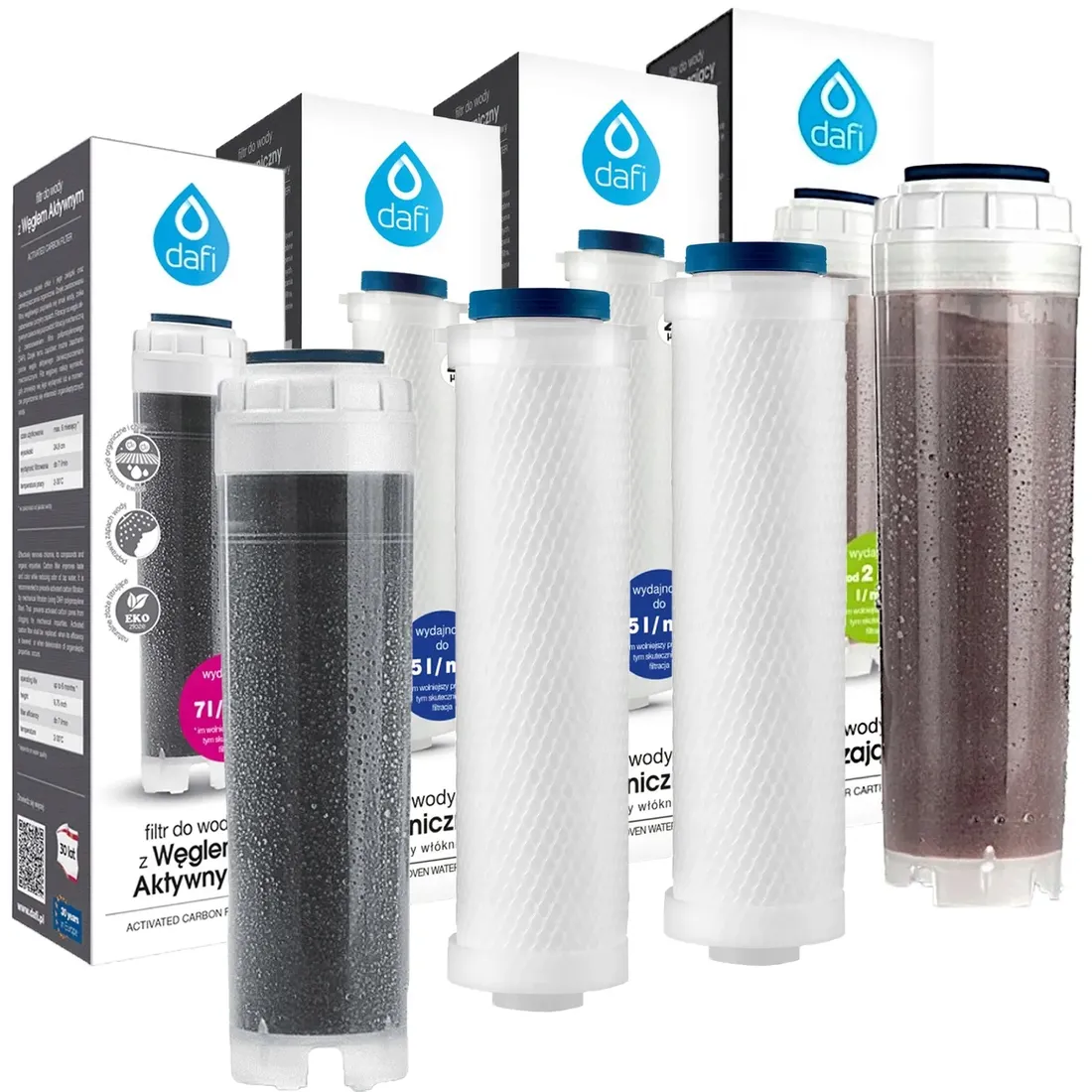 zestaw-filtrow-przeplywowych-do-wody-dafi-zywiczny-polipropylenowy-weglowy-stan-nowy