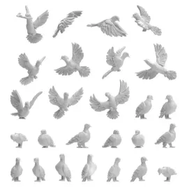 3d-printed-set-pigeons-1-48-1-35-golebie-ptaki-26-szt