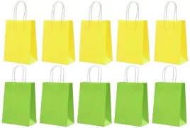 10x-ekologiczna-torba-papierowa-ozdobna-na-prezent-21x15x8-zolta-zielona