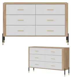 komoda-szafka-z-6-szufladami-szeroka-140-cm-dab-bialy-zloty-dante-dt04