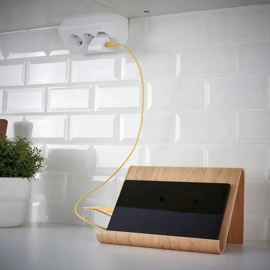 kabel-ikea-usb-usb-typ-c-1-m-zolty-stan-nowy