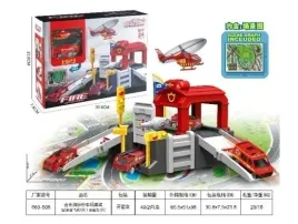 baza-strazacka-auta-metalowe-mata