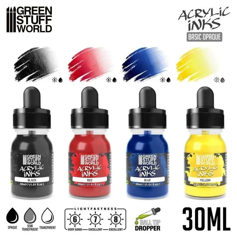 gsw-acrylic-inks-set-basic-opaque-4x-30ml