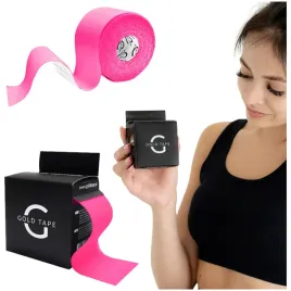 tejpy-kinesiotaping-tasma-plastry-gold-tape-rozowy-wodoodporny-5-cm-x-5-m